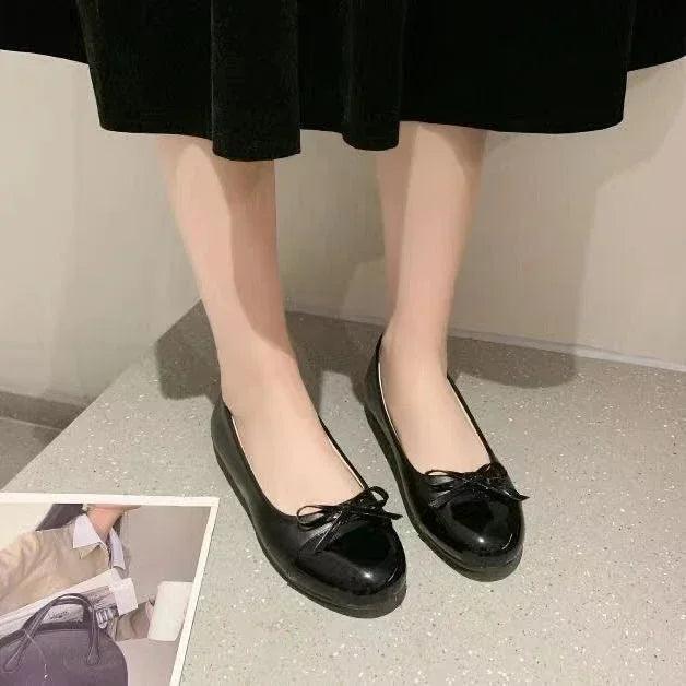 Women’s elegant bow-knot slip-on loafers flat shoes fashion ballerina woman/ladies zapatos de mujer