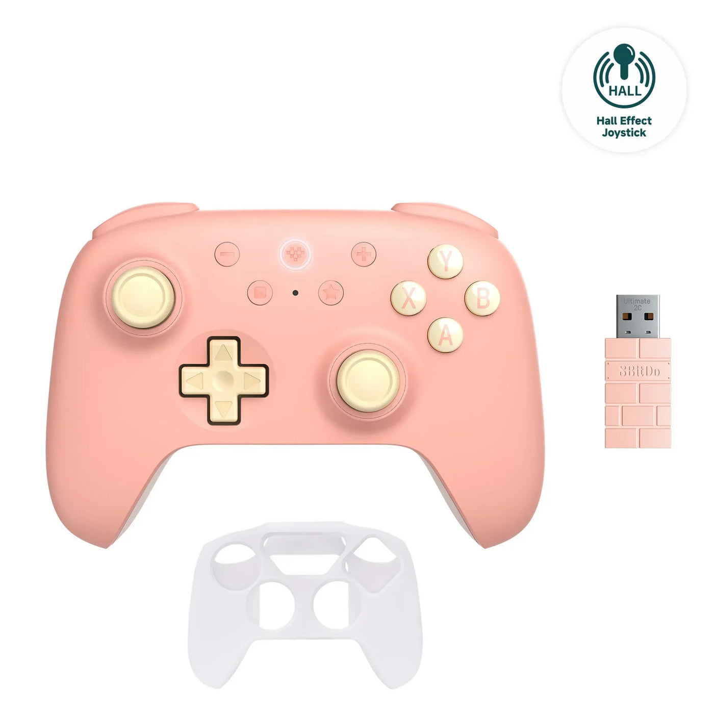 8BitDo Ultimate 2C Wireless Gaming Controller for PC, Windows 10, 11, Steam Deck, Raspberry Pi, Android Gamepad Accessories