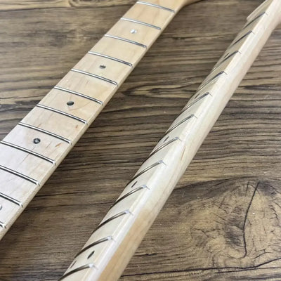 Guitar Neck ST Style 21-Fret  - Maple Fingerboard, Gloss Finish, Dual-Action Truss Rod