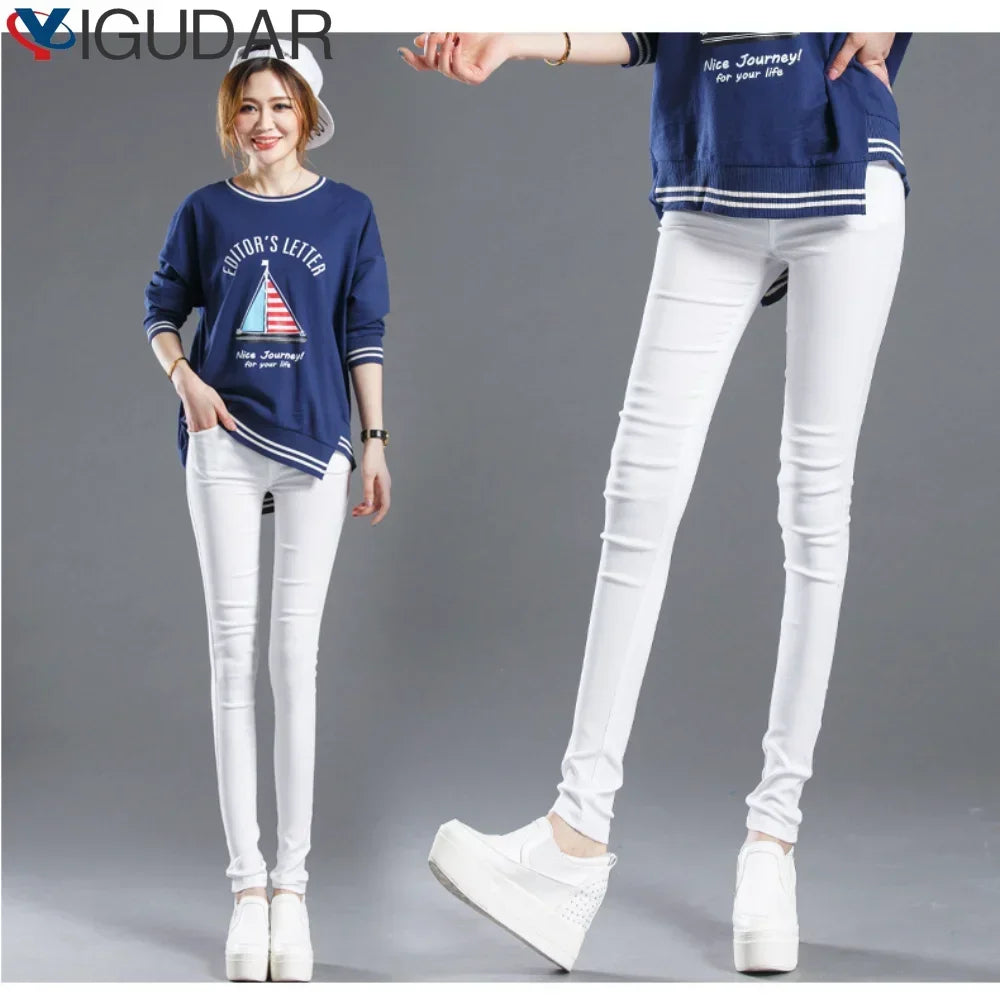 Womens Elastic High Waist Pockets Legging for Women