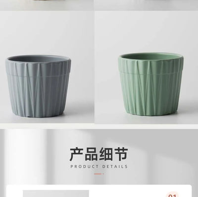 Modern Ceramic Vases Water-grown Dried Flowers Decorative Ornaments Living Room Table Ornaments Flower Ware Nordic Ins