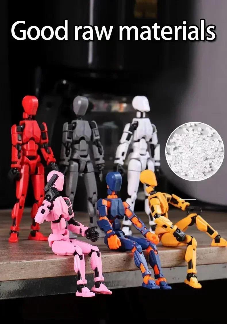 Multi-jointed movable shapeshift robot 2.0 3d printed mannequin dummy 13 action figures toys kids adults