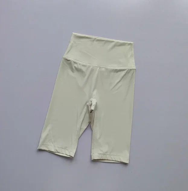 Women's Biker Shorts, High Waist Workout Shorts with Cooling Technology, Seamless Yoga Shorts for Gym & Cycling