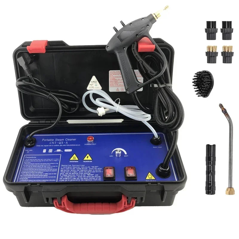 Pressurized Handheld High Steamer Cleaning, Multipurpose Steam Cleaner for Kitchen Hood Remove Grime,Grease,Air Condition,Car