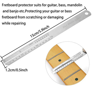 Guitar Cleaning File Tools Guitar Slot Saw Blade Guitar Fret Nut Saddle Cleaning Luthier Repair Tool Instruments Accessories