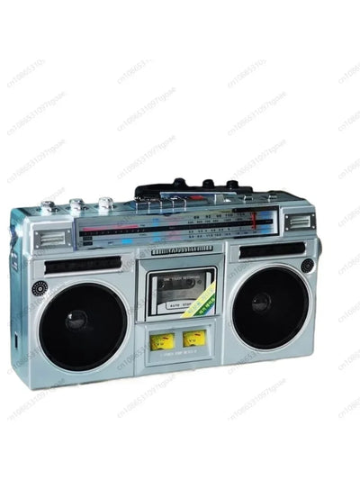 Retro stereo dual speaker radio Recorder Convenient tape drive Bluetooth USB TF card