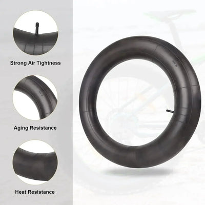 1PC Fat Bicycle Tube 20x4.0 Bike Inner Tube For Snowmobiles Bicycles ATVs Black Tyre