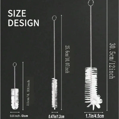 Bottle Cleaning Brushes Kitchen Nylon Multifunction Clean Brush Set Tattoo Equipment Pipeline Cleaning Tools