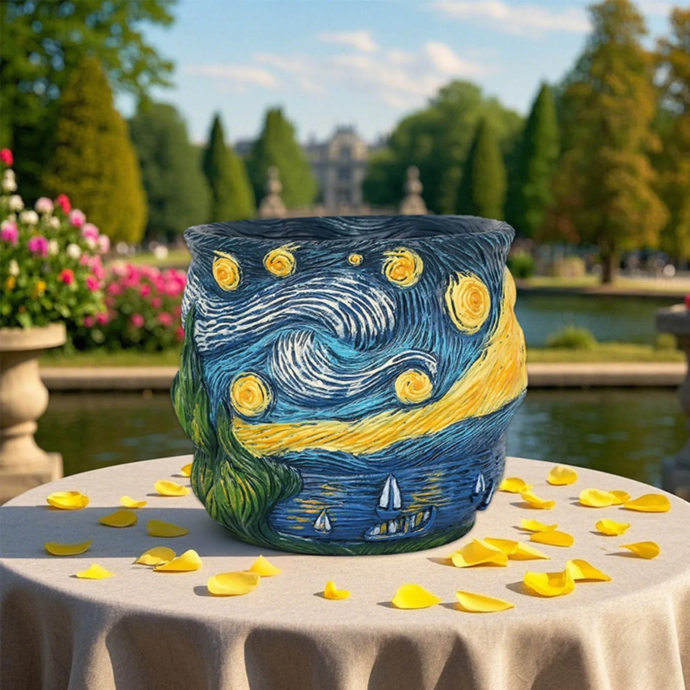 Thanksgiving Flower Pot Creative Garden Flower Planting Tool Balcony Potted Plant Decorative Ornament Festival Gift For Friend