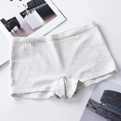 Women Boxers Underwear Cotton Ladies Safety Pants Female Seamless Underpants Solid Cozy Boyshorts sexy lingerie