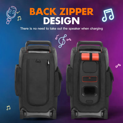 Speaker Carry Cover Waterproof Padded Speaker Protective Cover Double-Sided Speaker Storage Bag for JBL PARTYBOX Storage Bag