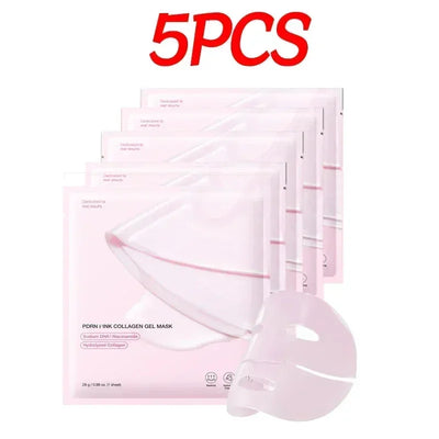 Bio-Collagen Face Mask Hydrogel Soft Gel Refreshing Brightening Hydrating Overnight Mask Deep Moisturizing for Women Skin Care