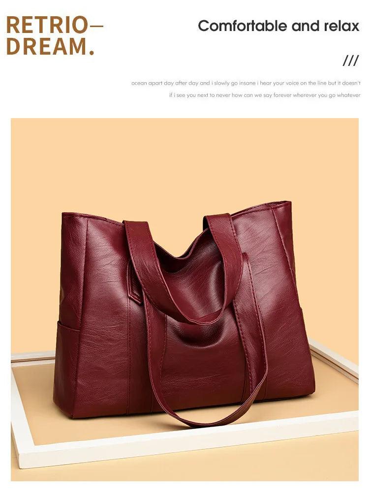 Fashion simple large capacity ladies commuting handbag designer casual shoulder bags for women handheld tote bag bolsos