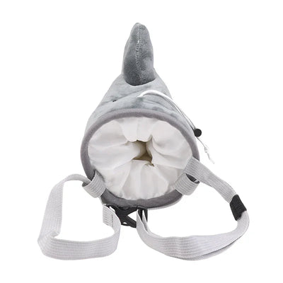 Cartoon Shark Rock Climbing Chalk Bag  Adjustable Storage Climbing Magnesium Powder Bag for Climbing Weightlifting Chalk Pouch