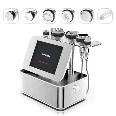 Portable 40K Cavitation RF Vacuum Fat Burning Machine Home Use for Body Slimming Weight Loss Cellulite Removal Lymph Drainage