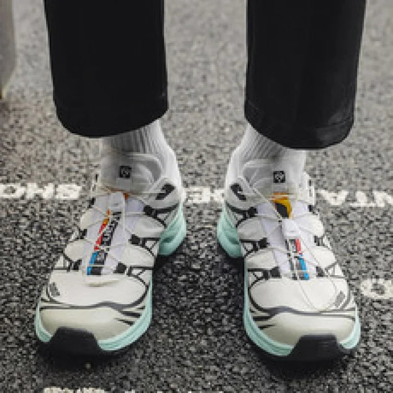 Athletic Shoes For Men Outdoor Hiking Boots New Product Fashion Men Casual Shoes Light Running Sneakers Breathable Elastic Band