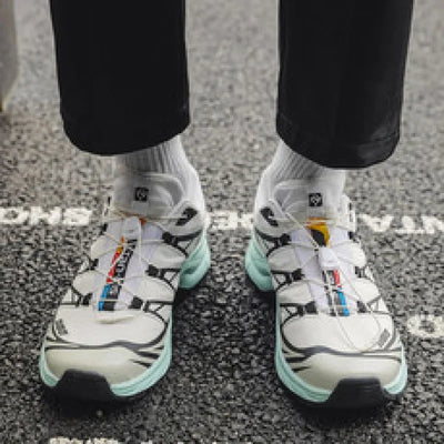 Athletic Shoes For Men Outdoor Hiking Boots New Product Fashion Men Casual Shoes Light Running Sneakers Breathable Elastic Band