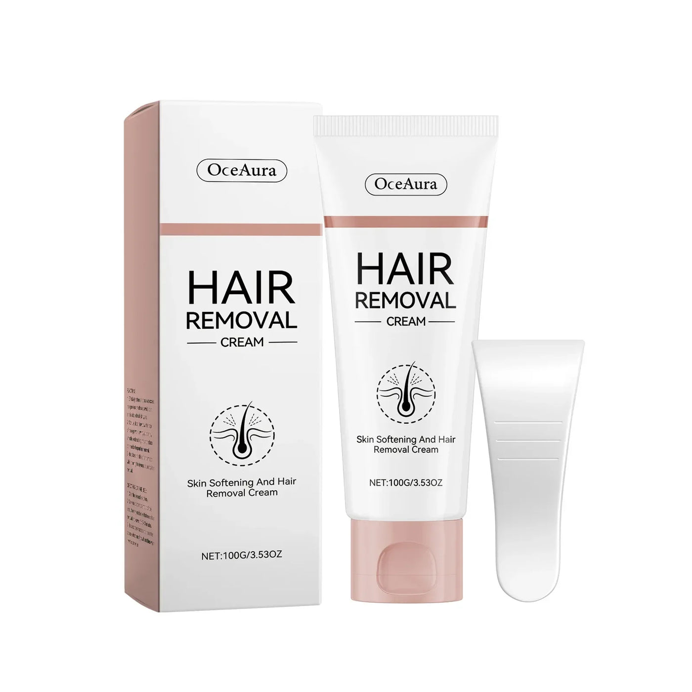 Painless Hair Removal Cream for Women Men Inhibition Hair Growth Moisturizer Body Back Legs Underarm Depilatory Cream with Brush