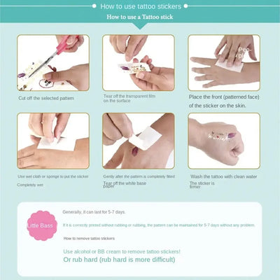 Temporary Tattoos Women Men Water Transfers Decals Simulation Eye Brow Eyebrow Stickers 6D Eyebrow Tattoos Stickers