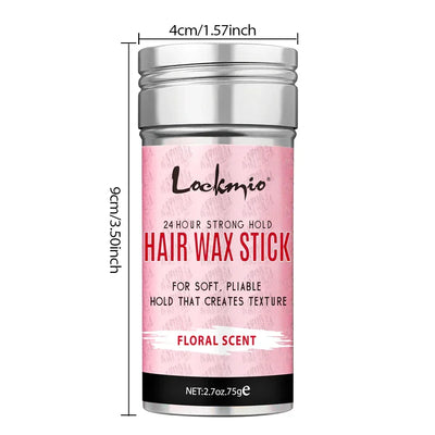 Professional Styling Wax for Women Anti-frizz Pomade Smoothing Broken Back Hair Mud Messy Hairs Control Wax Rod for Natural Wigs