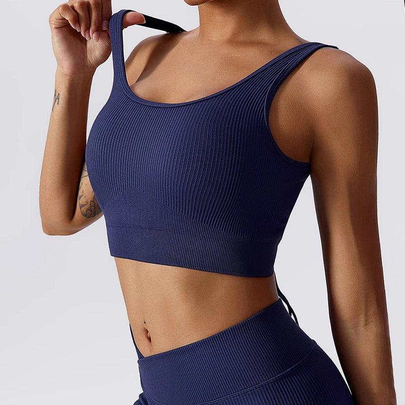 Fitness Yoga Pants Set Sports Bra For Women
