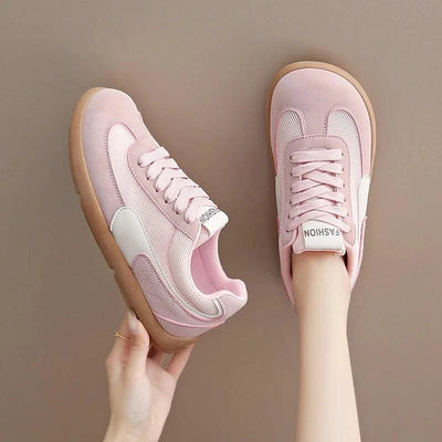 Women's Shoes Fashion Trend College Style Wide Toe Soft Comfortable Flat Casual Shoes Outdoor Casual Sports Shoes Women Sneaker