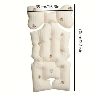 Autumn and winter warm baby stroller seat cushions thickened cotton child stroller baby seat cushions universal four seasons