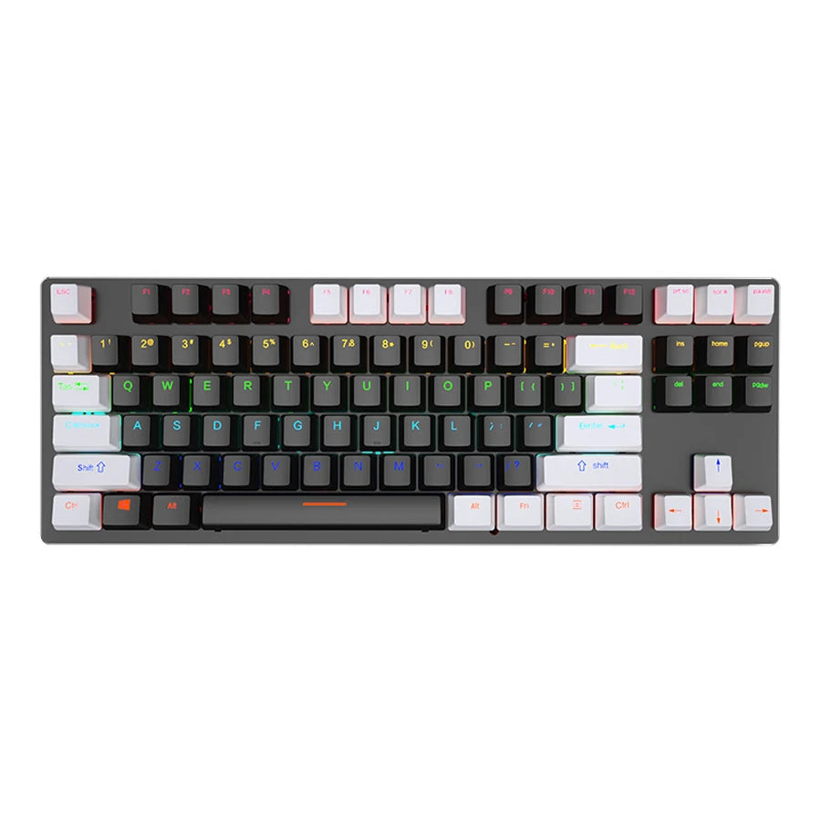 Backlit Gaming Mechanical Keyboard Gamer Mechanic Kit RGB PC USB Wired Keypad Keybord Ergonomic Computer Key Board Mini Teclado