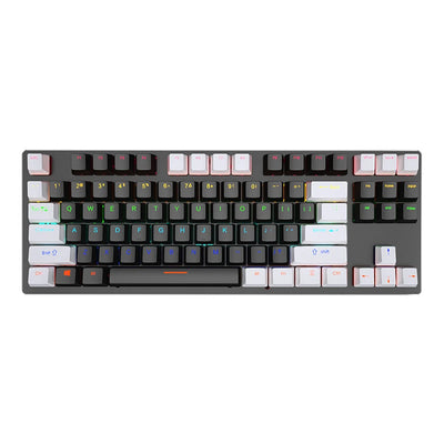 Backlit Gaming Mechanical Keyboard Gamer Mechanic Kit RGB PC USB Wired Keypad Keybord Ergonomic Computer Key Board Mini Teclado