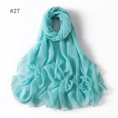 New Cotton Linen Scarf For Women Girls Students Autumn Classic Solid Color Scarves Retro Soft Foulard Viscose Female Wrap Shawls