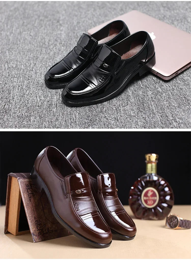 Oxford Shoes for Men Dress Shoes  Formal Shoes Fashion Round Toe Business Wedding  Dress  Men Designer  Loafers