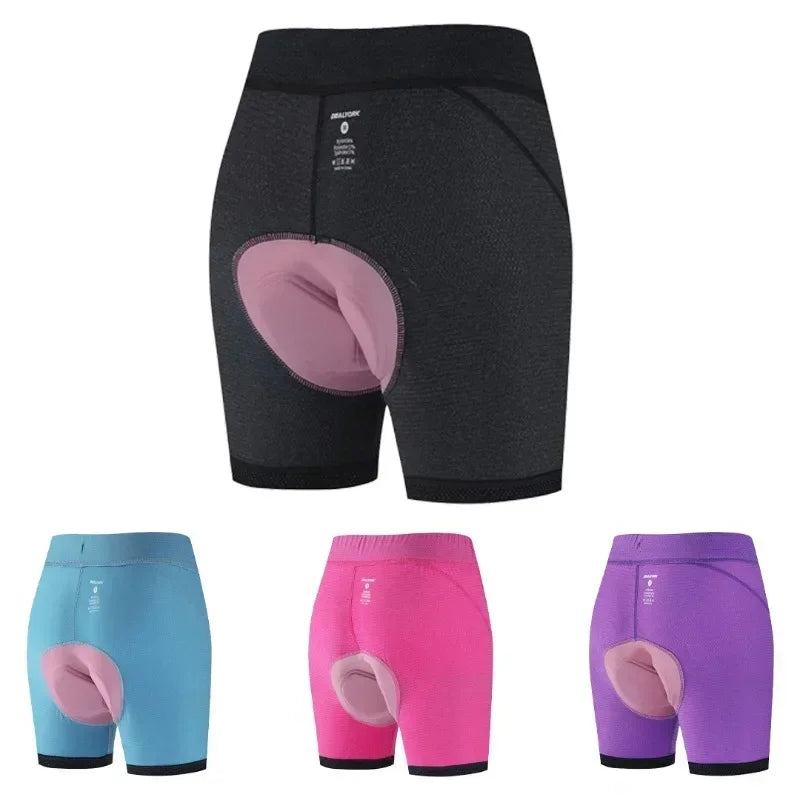 Summer Women's Cycling Shorts with Anti-slip Sweat-absorbing Breathable and Padded Design for Soft and Comfortable Biking Santic