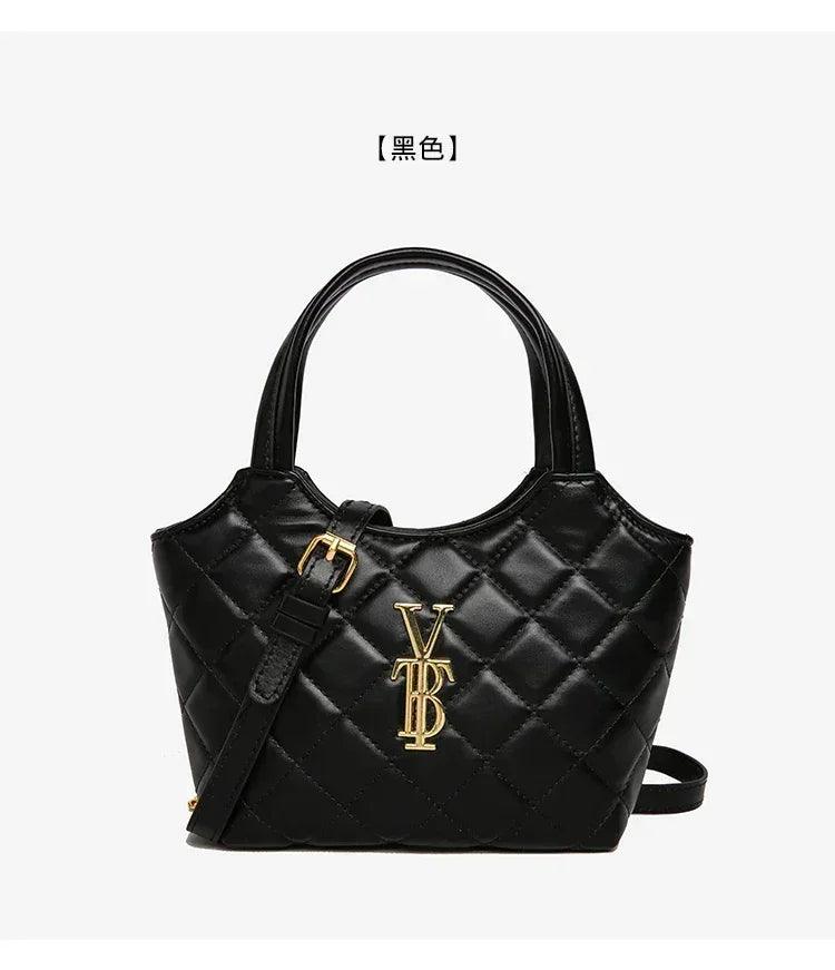 Elegant handbag for women leather material popular classic shoulder strap by famous designer luxury brand durable
