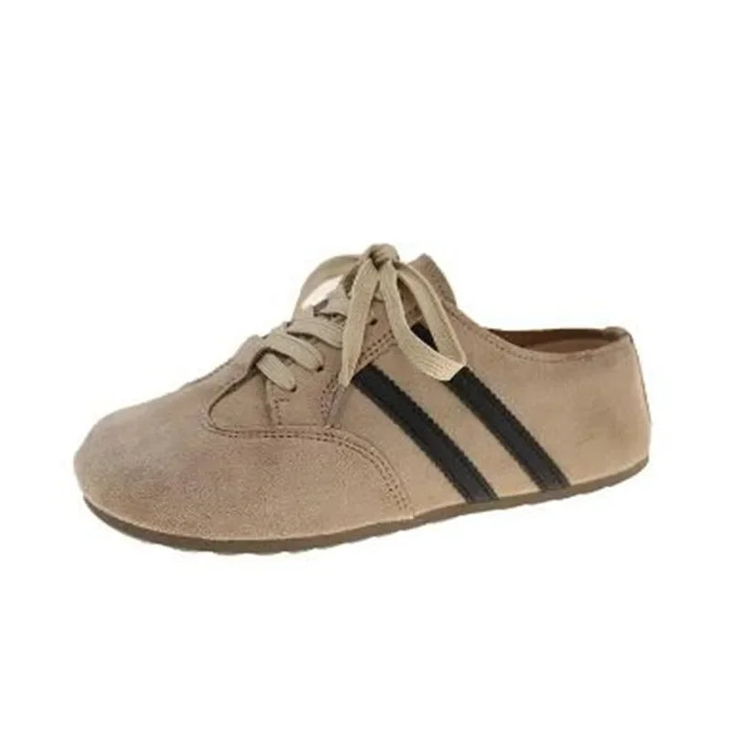 2025 Casual Sneakers Woman Shoes Slippers Flats Platform Sandals Mules NEW Brand Designer Lace Up Loafers Summer Womens Sneakers