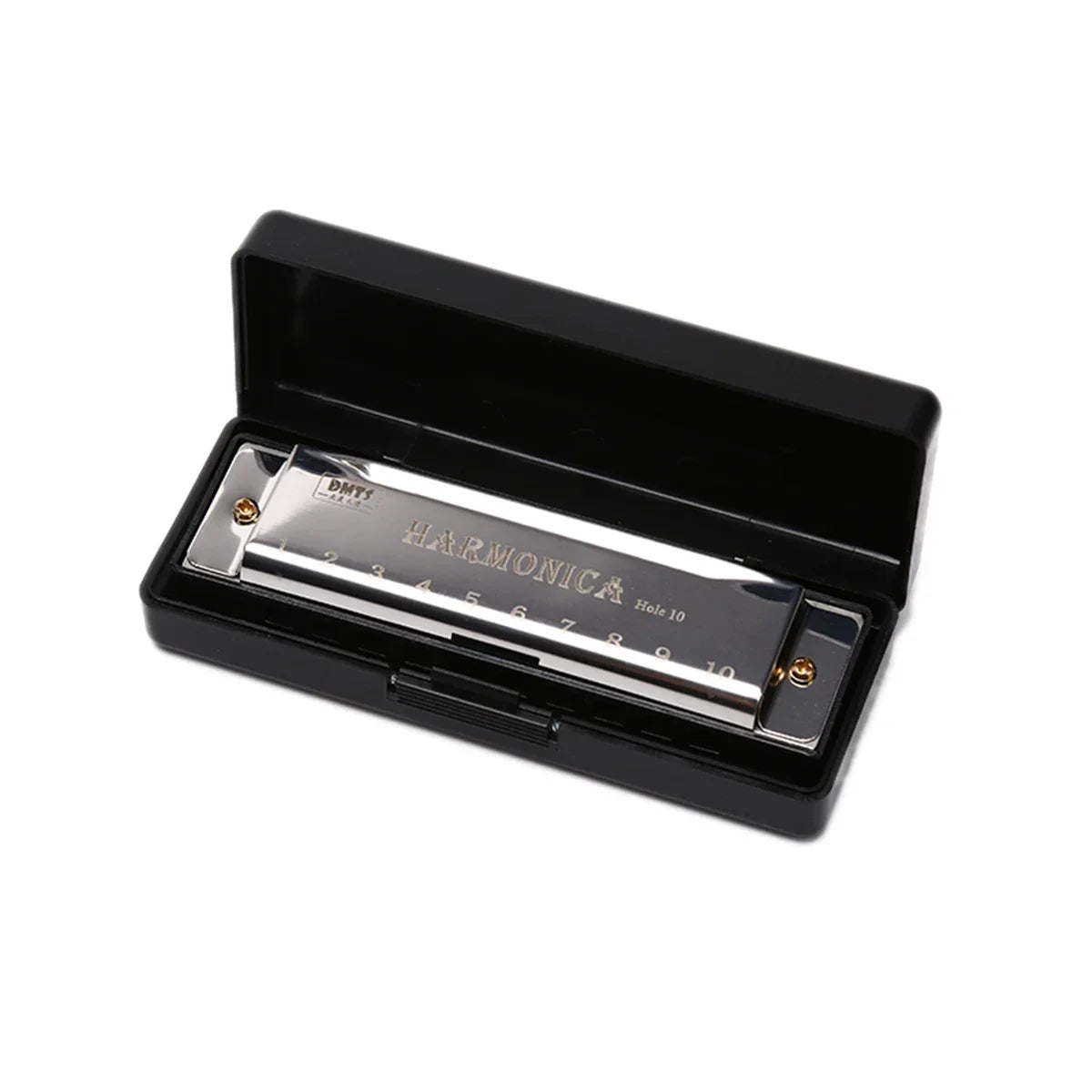 Harmonica Key of C 10 Hole Diatonic Harmonica C with Case for Beginner Students Kids Gift with Case