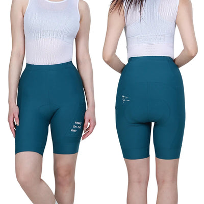 INBIKE Cycling Shorts Women's Summer New High-waist Pocket Bicycle Road MTB Outdoor Cycling Breathable Shock-absorbing Bib Short