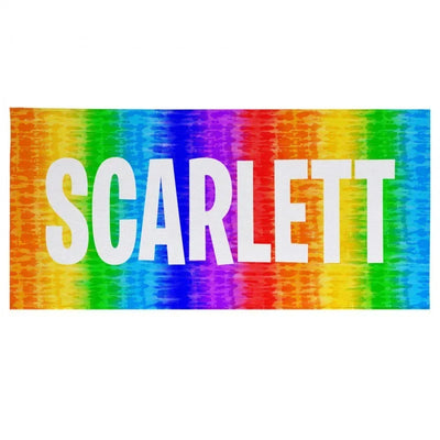 Bohemian Custom Name Beach Towel Floral Microfiber Towels Absorbent Quick-Drying Soft Yoga Swimming Towels Gift For Birthday