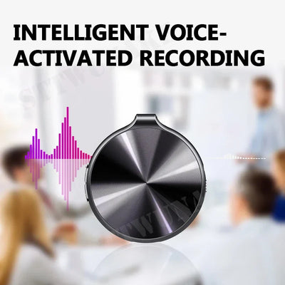 Voice Recorder Activated Recording Micro Dictaphone Digital Audio Smart Recorder MP3 Player Noise Reduction