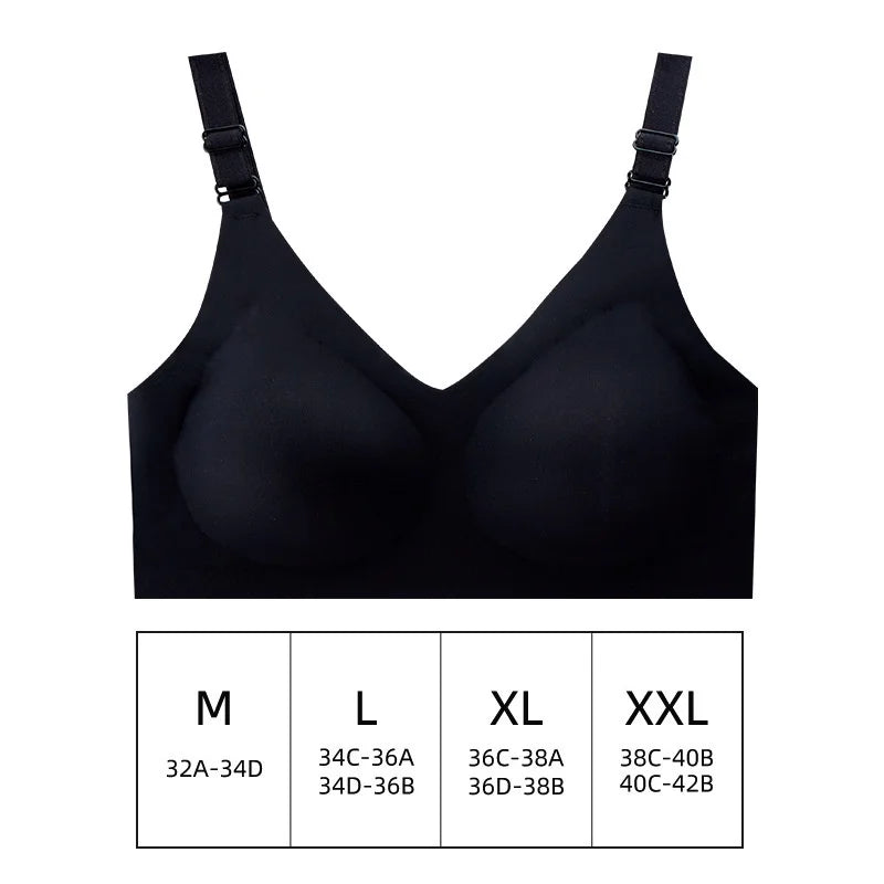 Women's Bras Thin Style Jelly Colour Wireless
