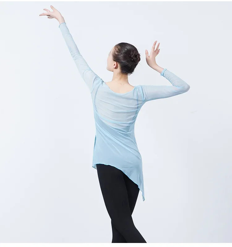 New fashion woman Classical Dancing clothes ballet Dance dress Adult Dance Practice clothes Elastic long sleeve Dance clothes