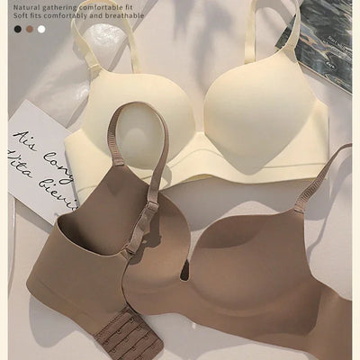 Women Bra Wireless Push Up Bralette Small Chest