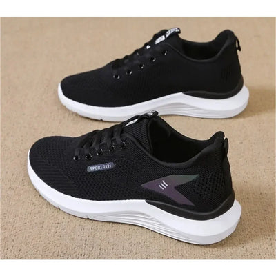 Women's sneakers 2025 new spring and summer fashion versatile soft sole lightweight casual running shoes for children