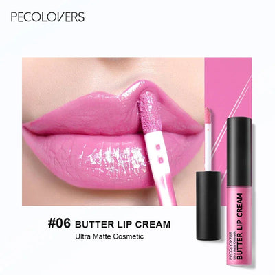 1PC Butter Gloss Non-Sticky Lip Gloss Long Lasting Nude Lip Makeup Hydrating Lip Gloss with Essential Oil Liquid Lipstick