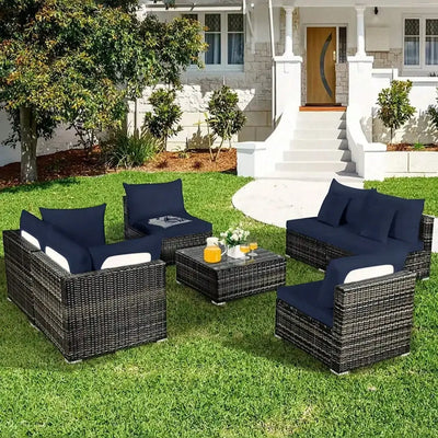 Outdoor Tropical Print Sofa Cushion Covers - Non-Slip Furniture Protectors, Replacement for Individual Seat Cushions