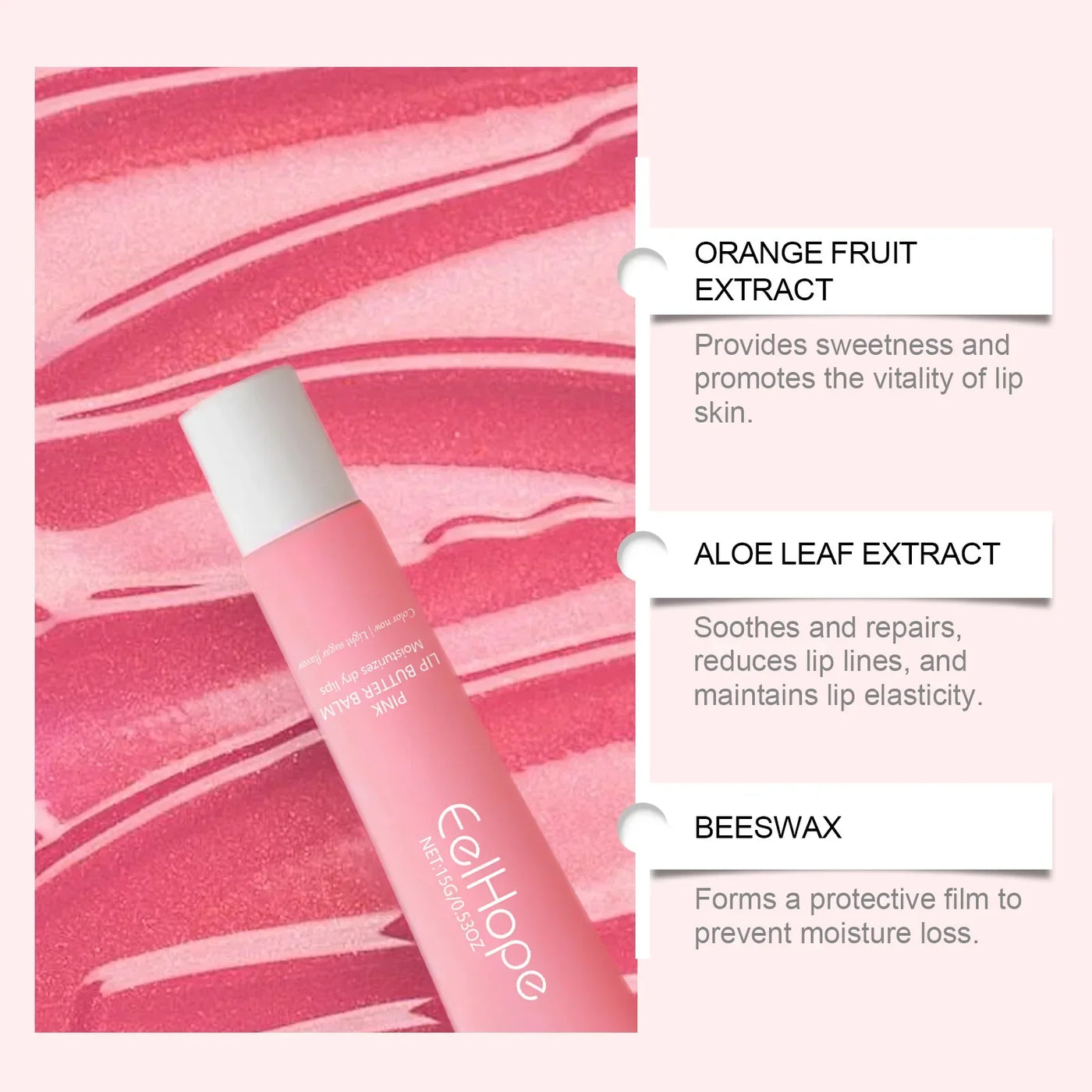 Eelhope Glossier Lip Balm Repair Lip Moisturizer Deep Nourishing Lip Shine Hydrating Skin Barrier Repair Care Korean Lip Balm
