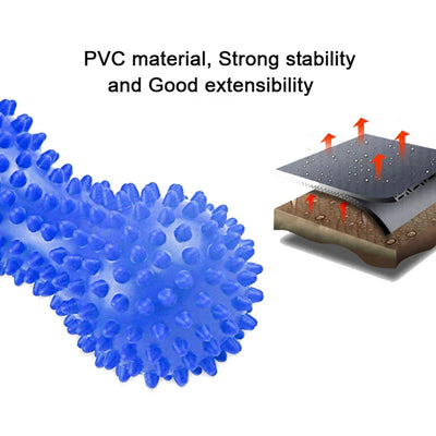 1PCS PVC Peanut Prickle Ball for Fascial Massage Cervical And Plantar Muscle Relaxation Training Exercise Equipment