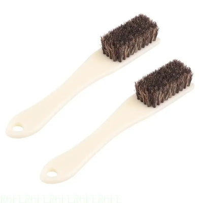 652F 2pcs Rock Climbing Chalk Brush Firm Bouldering Chalk Brush with Thick Hair Bristles Bouldering Cleaner Tool Accessory