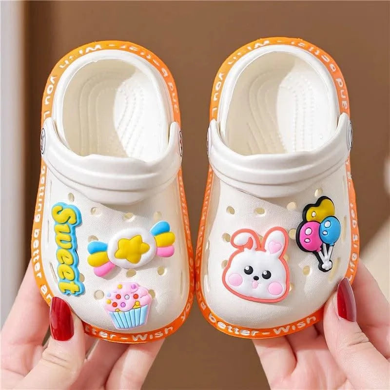 Soft Anti-Skid Cartoon Design Hole Sandals |Children's Shoes | Summer Wear For Boys Girls | Kids Shoes/Slippers | Baby Shoes