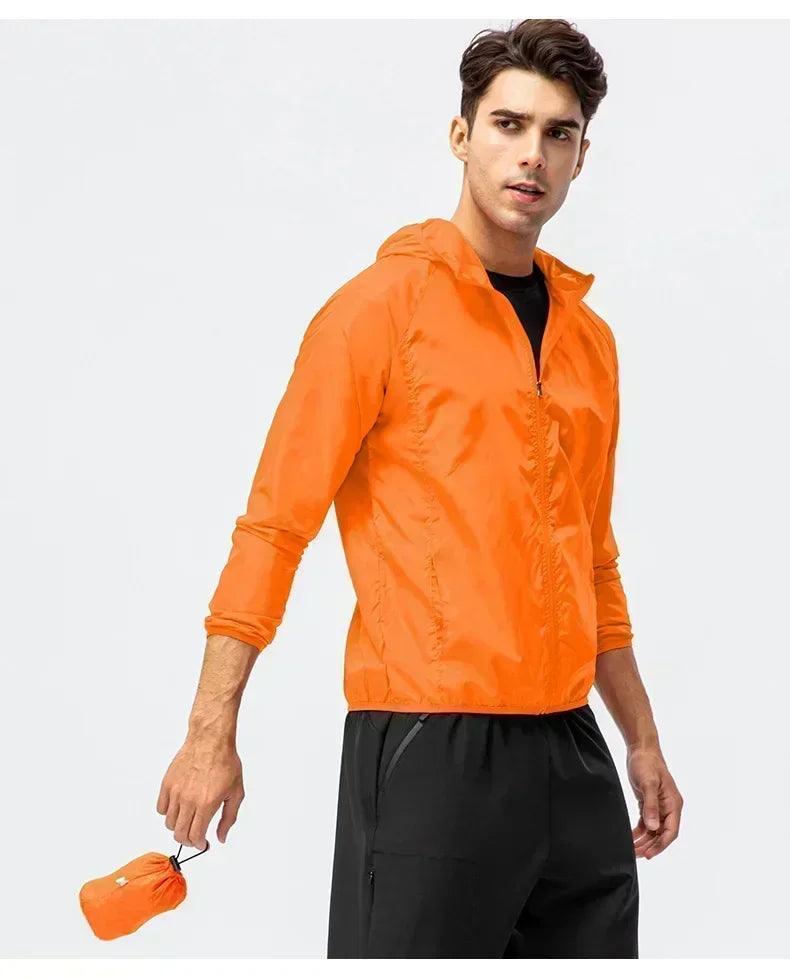 Spring windbreaker jackets for men women coat sun protection quick dry waterproof rain jacket
