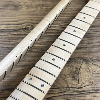 Guitar Neck ST Style 21-Fret  - Maple Fingerboard, Gloss Finish, Dual-Action Truss Rod